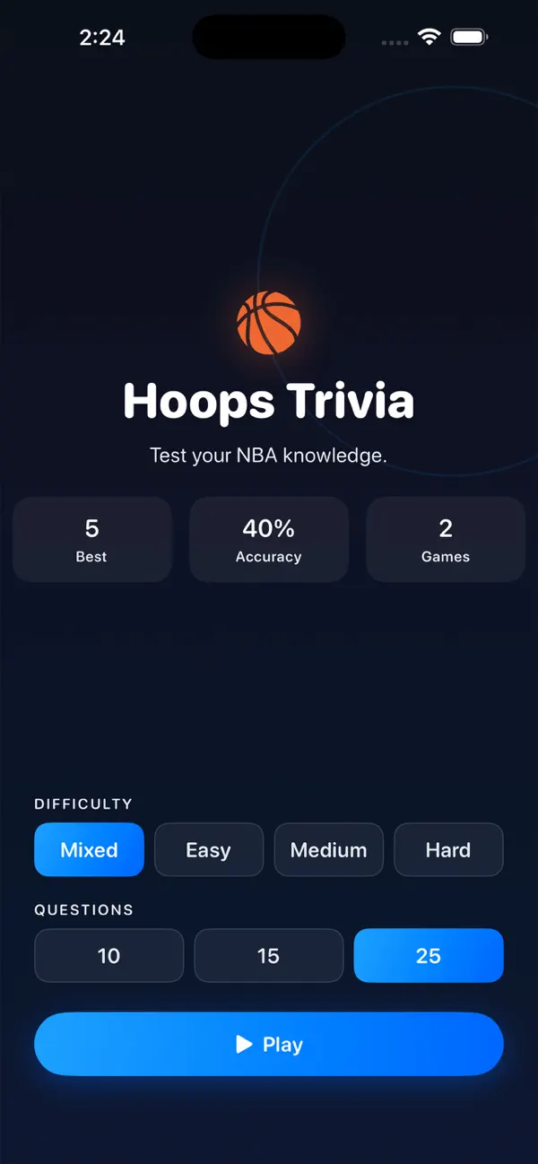 Screenshot #3 pour Basketball Hoops Trivia