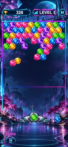 BubbleShooter:CyberBubbleQuest Screenshot 8 of 10