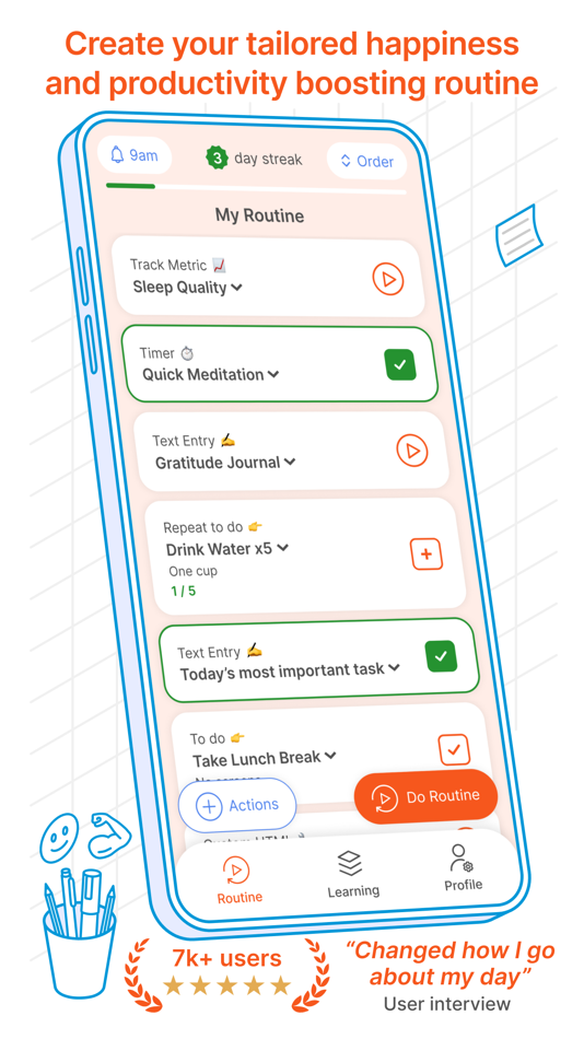 #1. Thought Saver - Daily Routine (iOS) 由: SparkWave