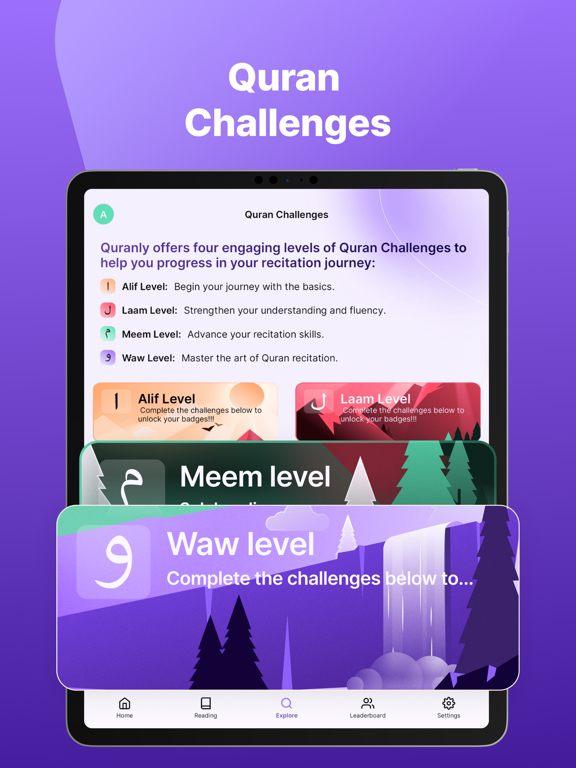 Quran by Quranly iPad screenshot 5 - Book app