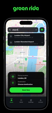 Green Ride – Taxi & Delivery screenshot