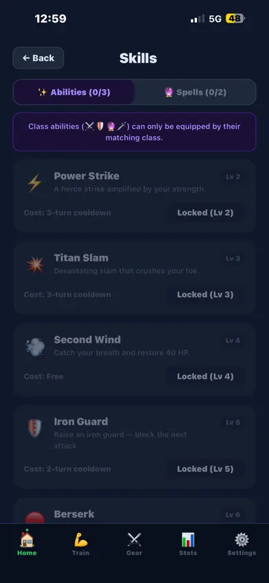 Ascension fit screenshot 2