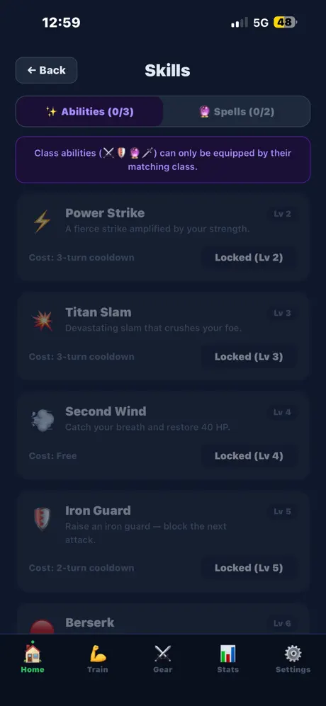 Ascension fit screenshot 2