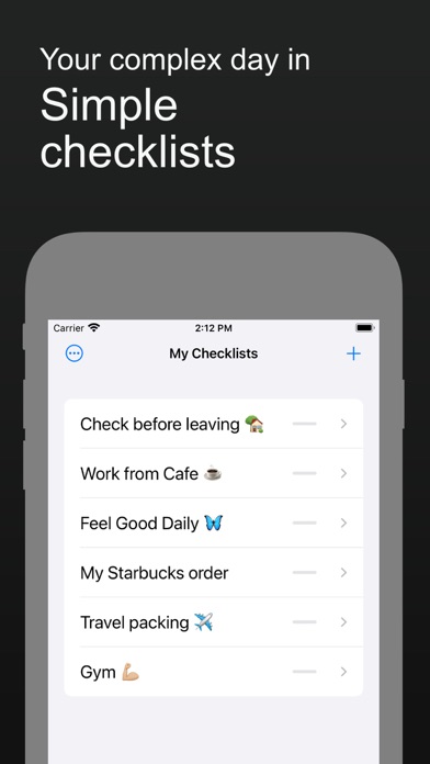 ForgetNot 2-Routine checklists Screenshot