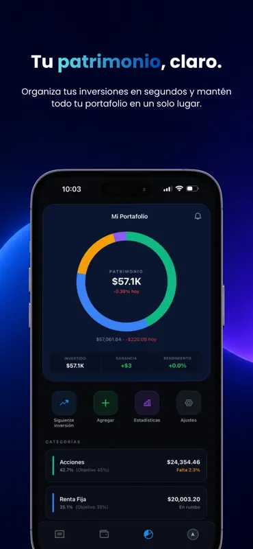 Presupuesto con IA | MyWealthy screenshot 7 of 10