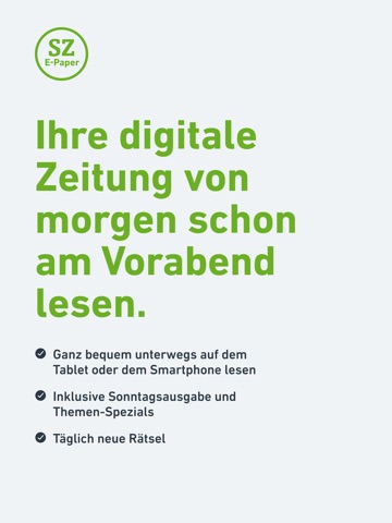 SZ E-Paper iPad screenshot 1