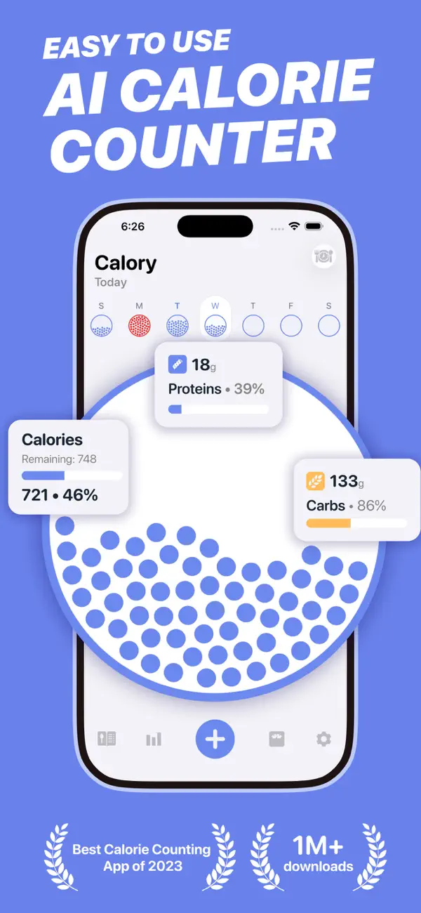 #1. Calorie Counter - Calory AI (iOS) Przez: Funn Media, LLC