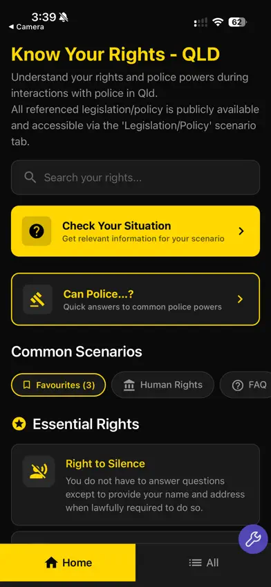 Know Your Rights QLD screenshot 1