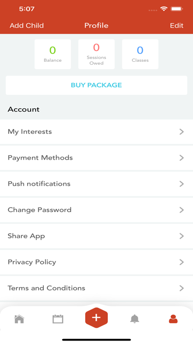 Flare Fitness App Screenshot