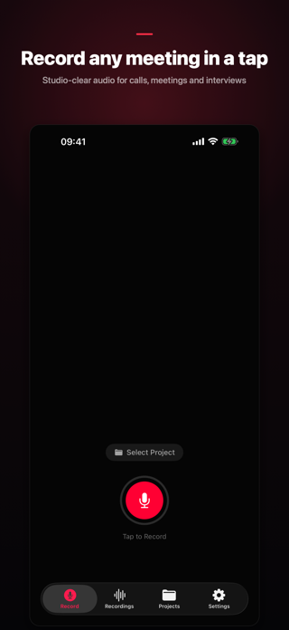 Pro Voice Recorder: AI Notes Screenshot 1 of 6
