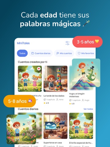 MiniTales: cuentos con valores iPad screenshot 6