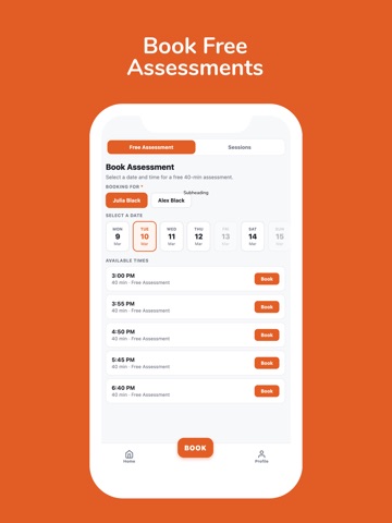 ST Booking iPad screenshot
