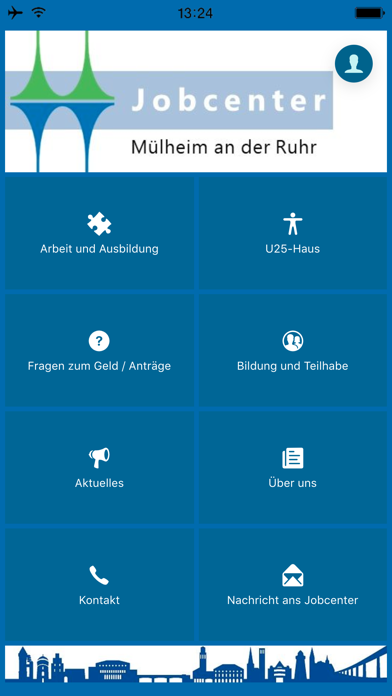 Jobcenter Mülheim an der Ruhr Screenshot