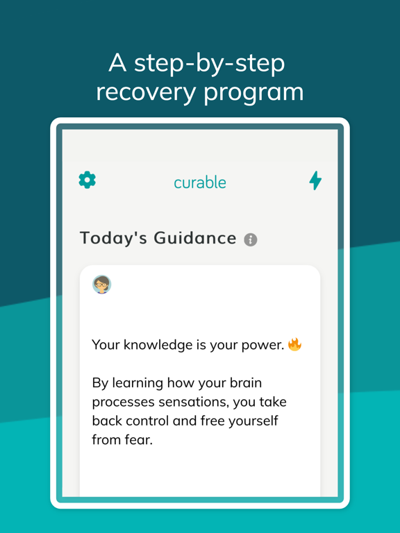 Curable: Chronic Pain Relief iPad screenshot 5 - Medical app