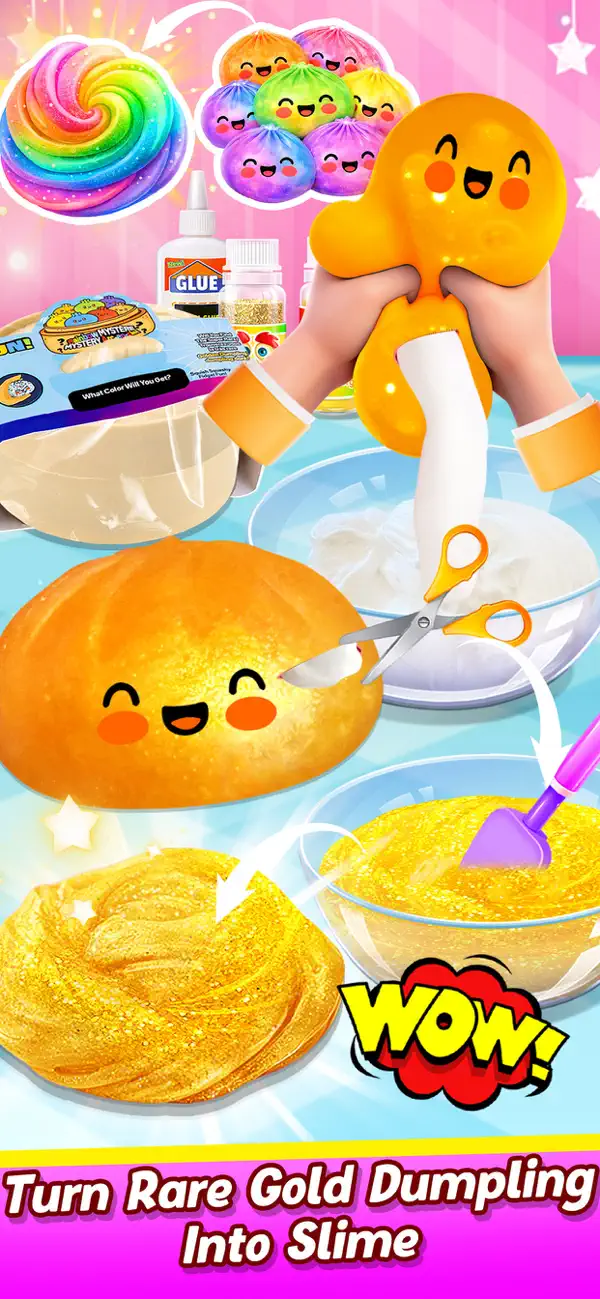 Screenshot #2 pour Glitter Dumpling Squishy Slime