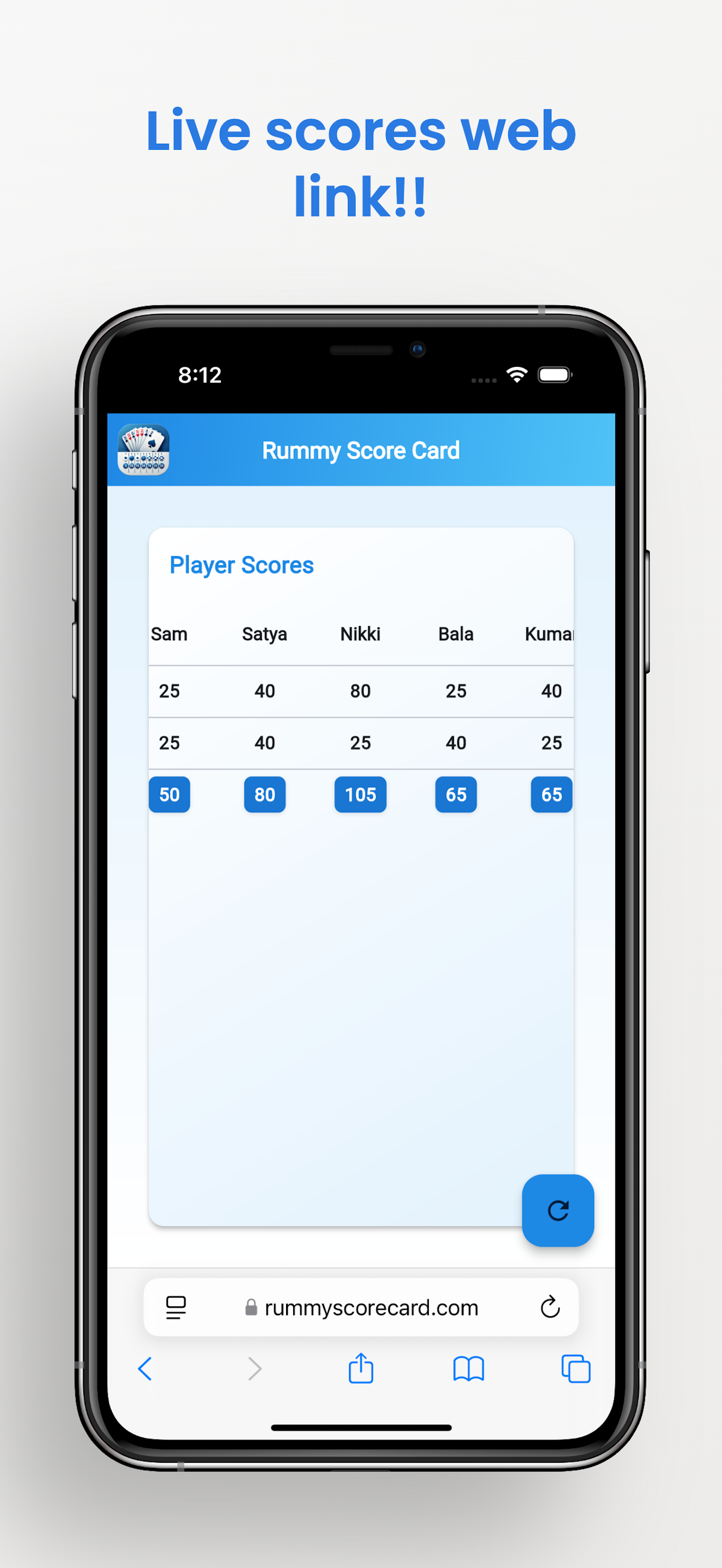 Rummy Score Card screenshot 7