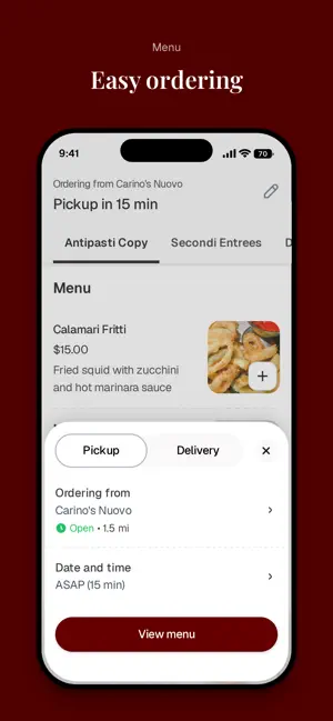 Carino's Northern Italian screenshot 3