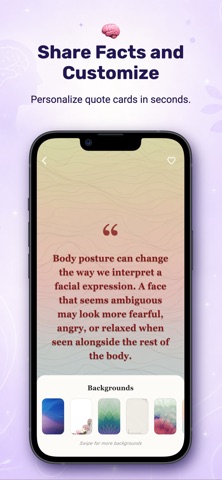 Psychology Facts: Human Mind iPhone screenshot