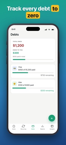 Penno — Budget & Debt Tracker screenshot