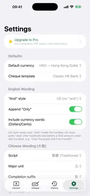 Cheque Helper: Amount in Words screenshot 3