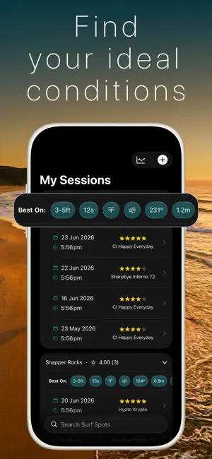 Surf Log: Surfing Tracker screenshot 2