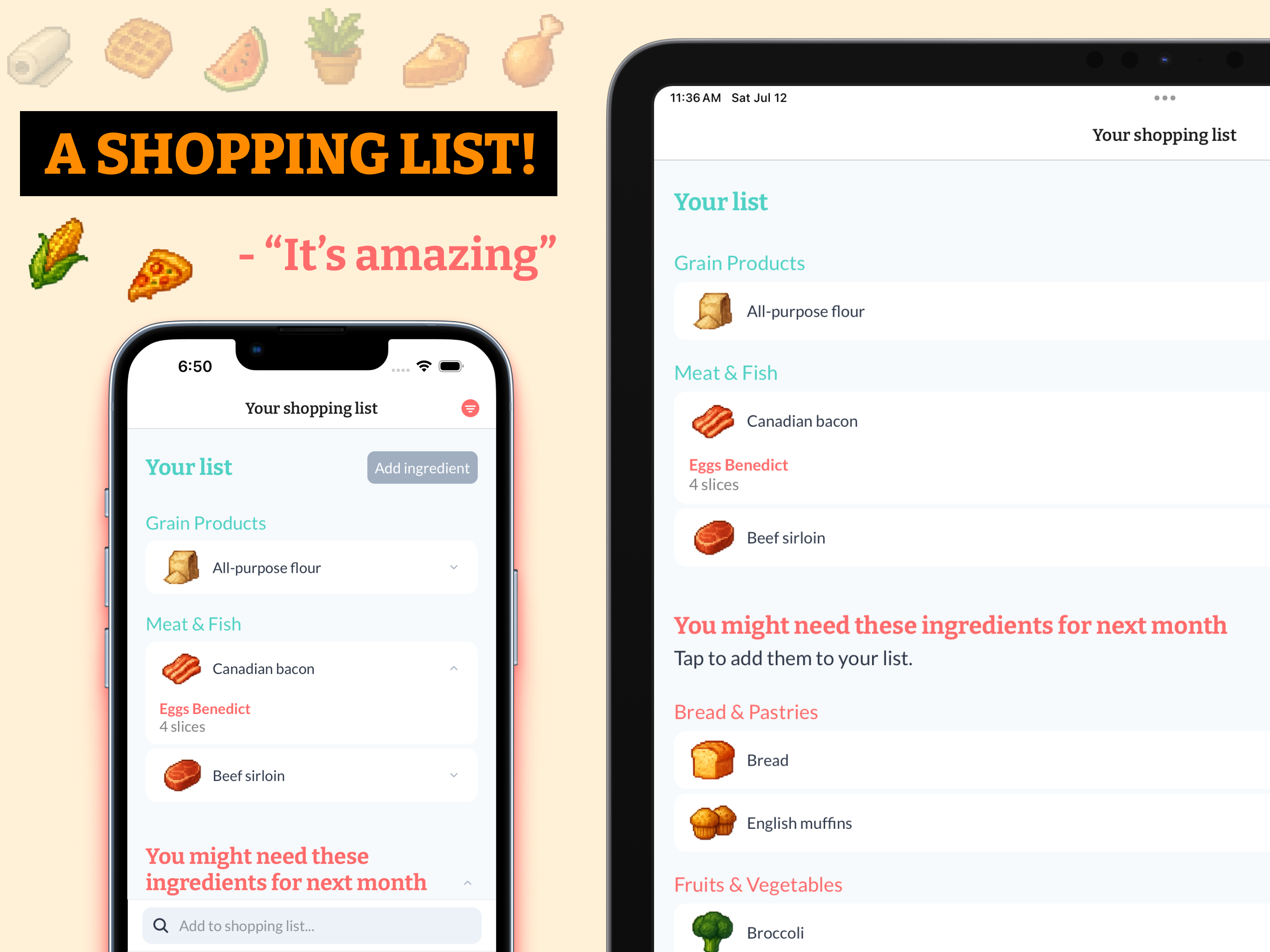 Semana: Recipe Organizer