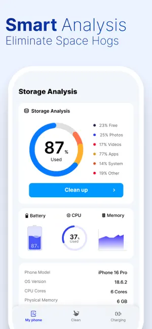 CleanSweep Go: Phone Booster iPhone screenshot 3
