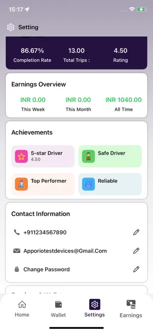 Tualler Driver screenshot 2