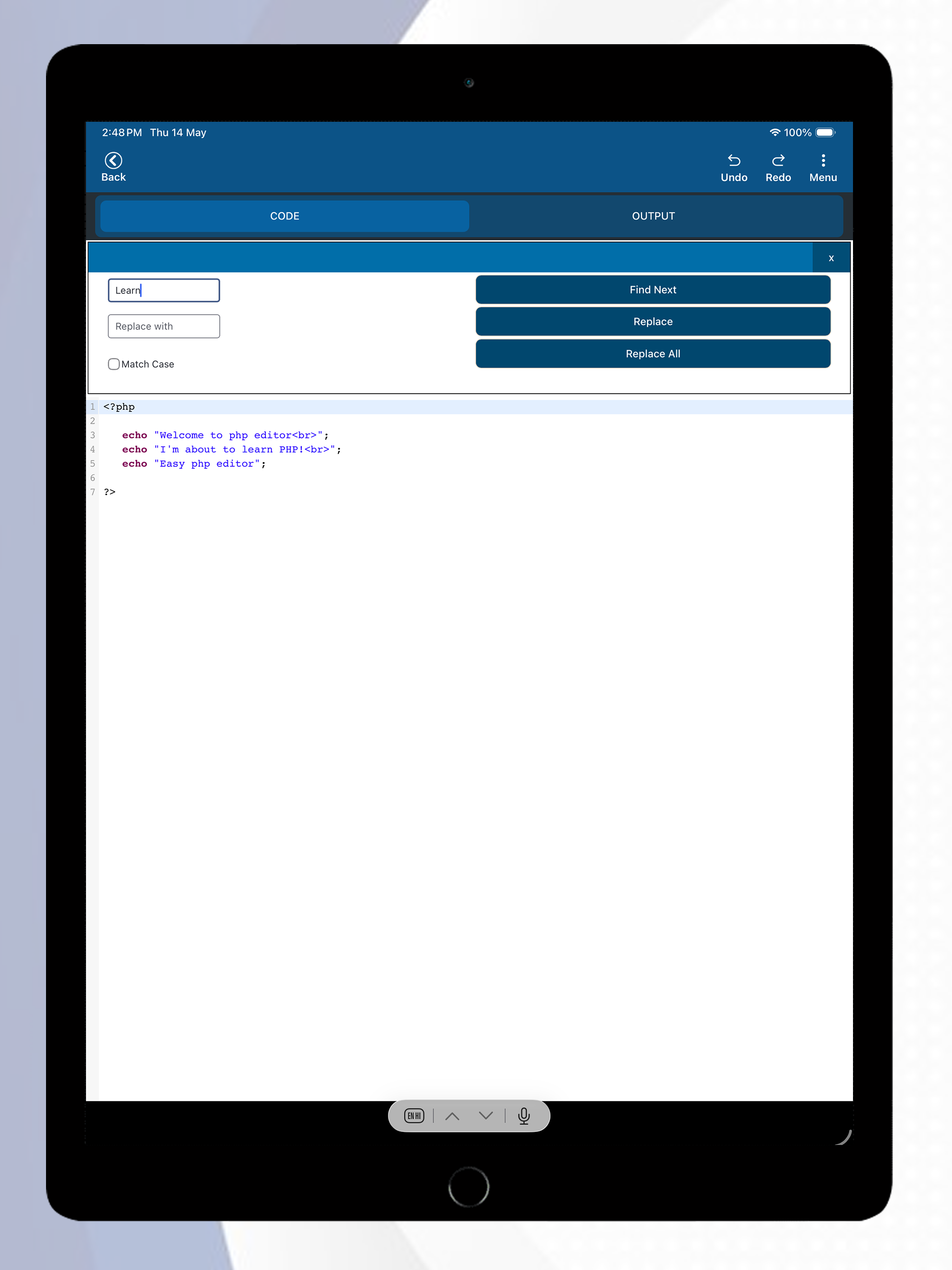 PHP Editor - compiler & run screenshot 11