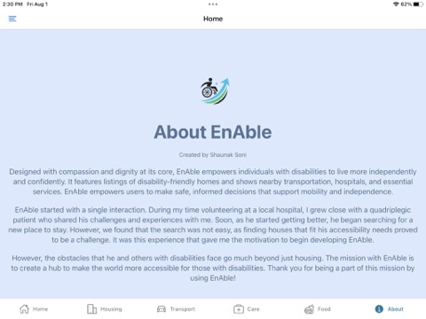 EnAble Access iPad screenshot 5 - Lifestyle app
