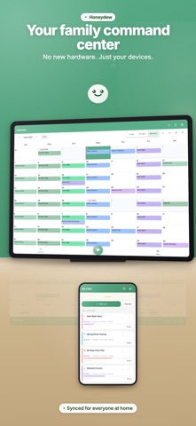 Honeydew Family Calendar screenshot