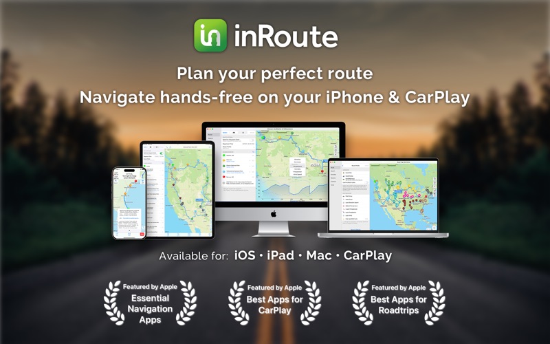 inRoute – Intelligent Routing app screenshot