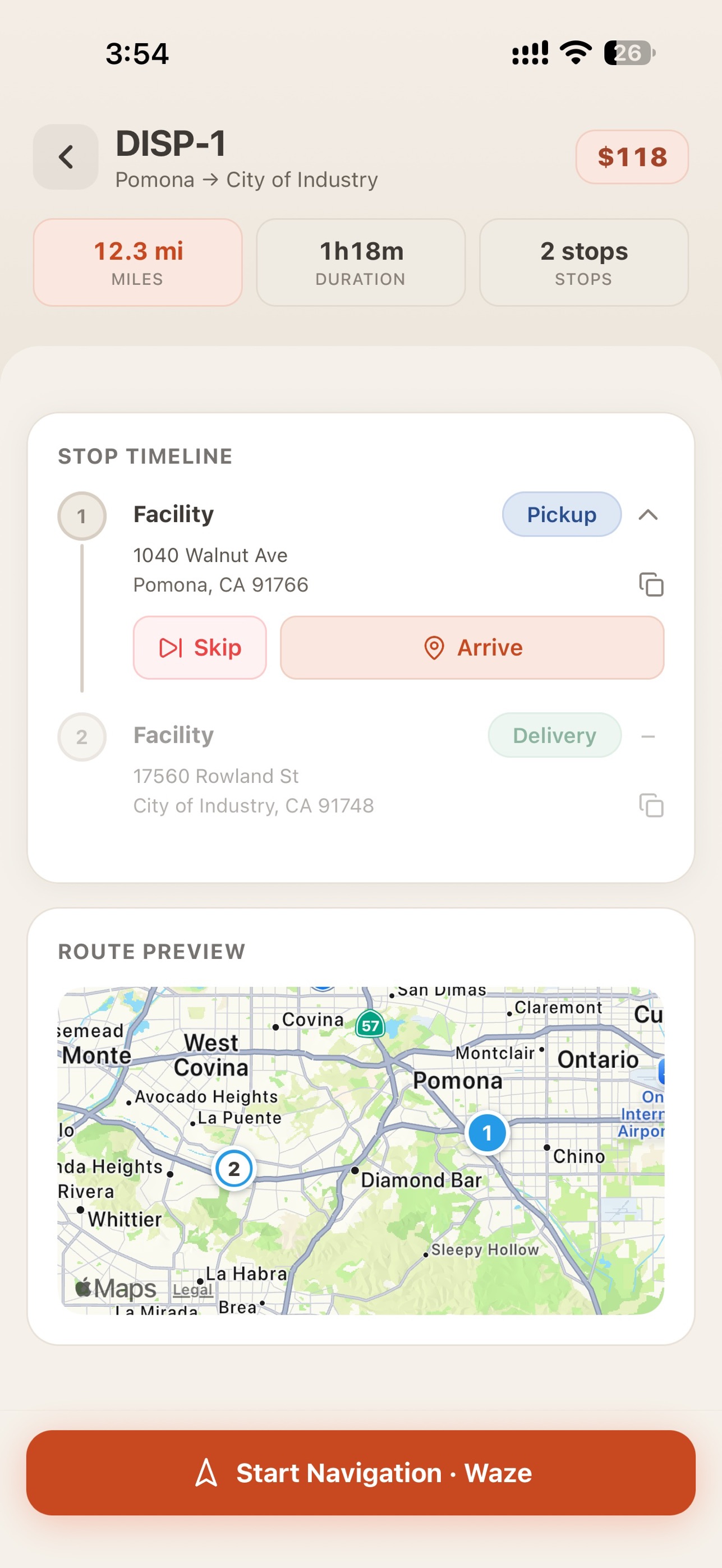Screenshot 4 of rapidDeliver Driver