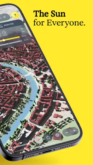 Скриншот Shadowmap: Sunlight & Shade на iPhone 2