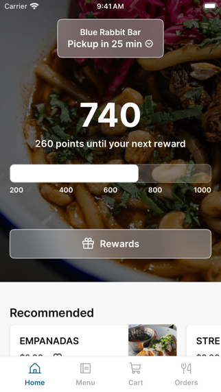 NTBR - BLUE RABBIT BAR app screenshot