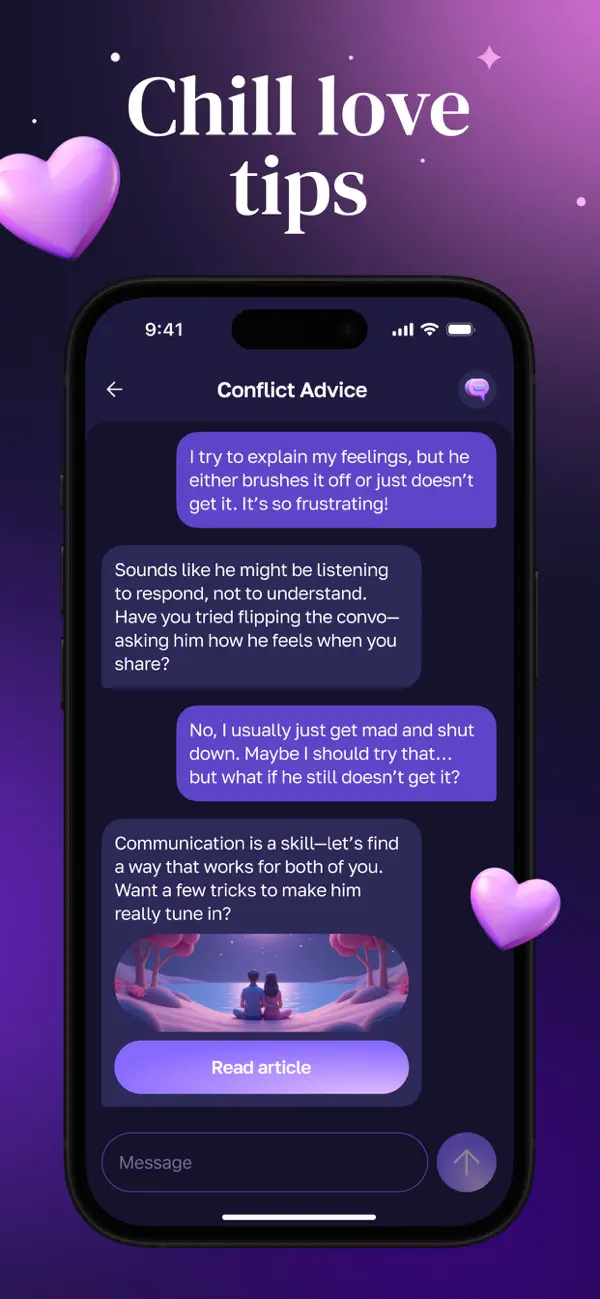 Screenshot #2 pour AI Bestie: Inner Peace Guide