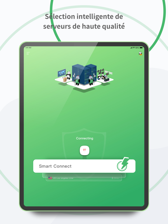 Screenshot #5 pour PandaVPN: VPN Gamer & Vitesse