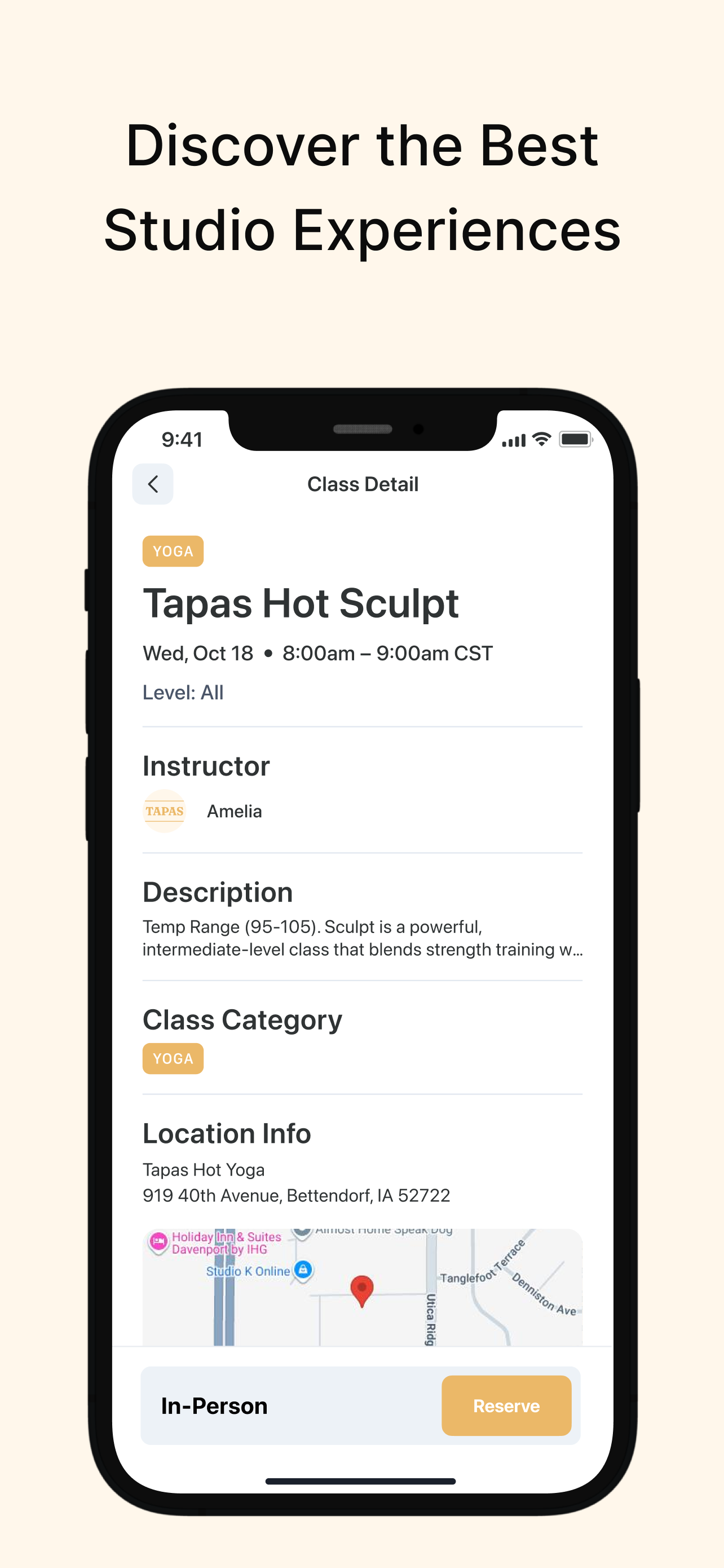 Tapas Yoga | Reform screenshot 5