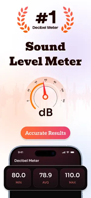 Decibel Meter ! screenshot 1