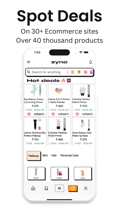 Zyno- Spot Beauty Deals Screenshot