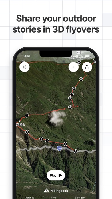 Screenshot #3 pour Hikingbook: Hike, Bike & Run