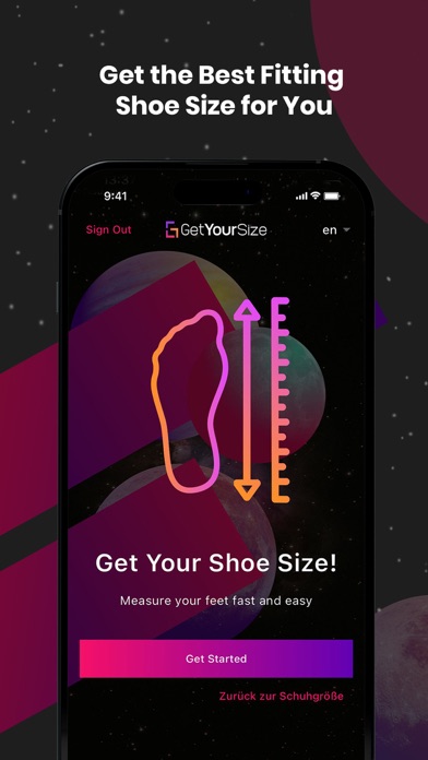 GetYourSize Screenshot