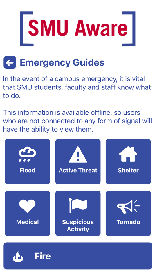 #7. SMU AWARE (iOS) 由: Southern Methodist University
