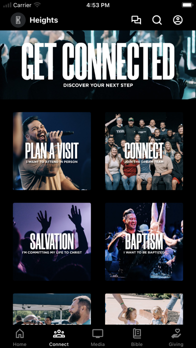 The Heights Church iPhone screenshot 2 - Education app