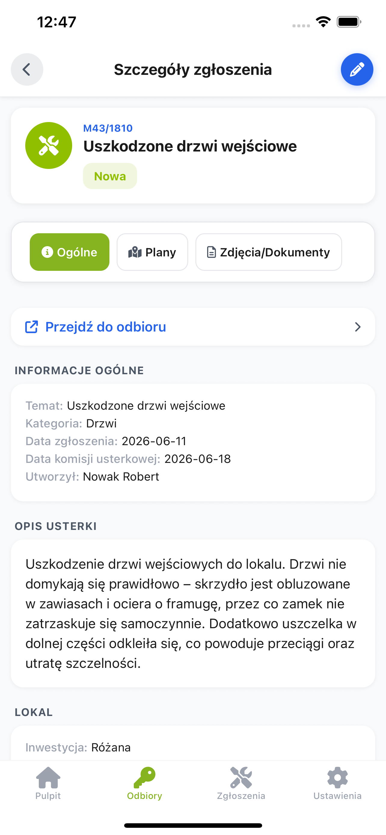 VoxCRM Odbiory screenshot 6