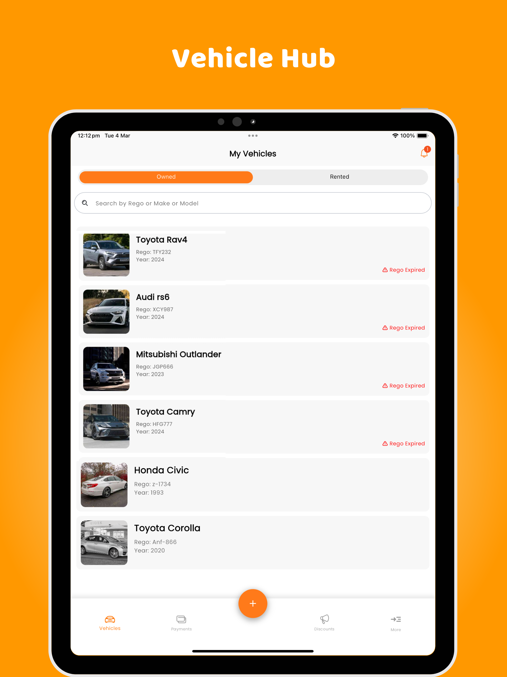 Fleet Mate - car management