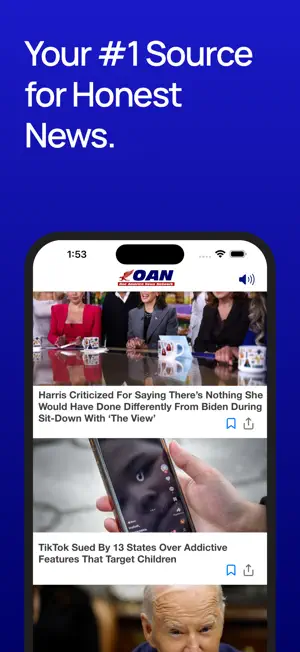 OANN: Live Breaking News screenshot 1