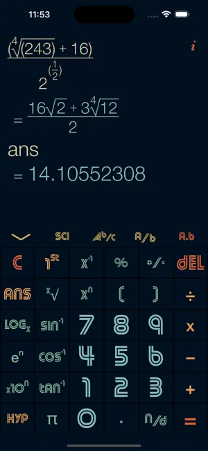 jCalc – Scientific Calculator screenshot 3