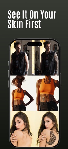 Inked: Tattoo & Piercing AI iPhone screenshot