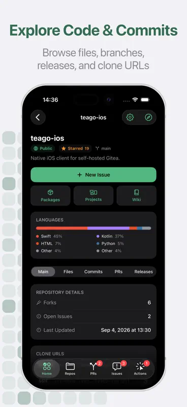 TeaGo for Gitea screenshot 4 of 9